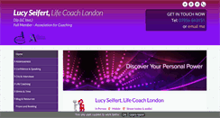 Desktop Screenshot of lucyseifertcoaching-training.co.uk