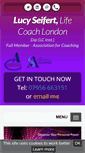 Mobile Screenshot of lucyseifertcoaching-training.co.uk